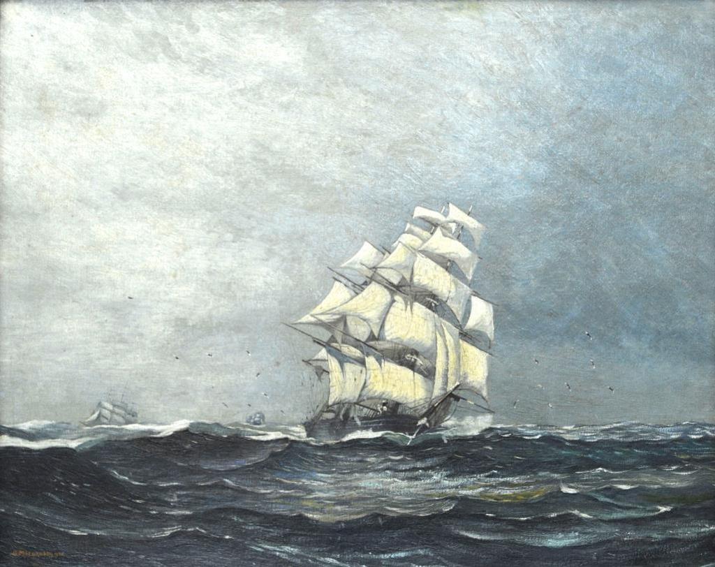 G. Macgregor - Ships at Full Sail