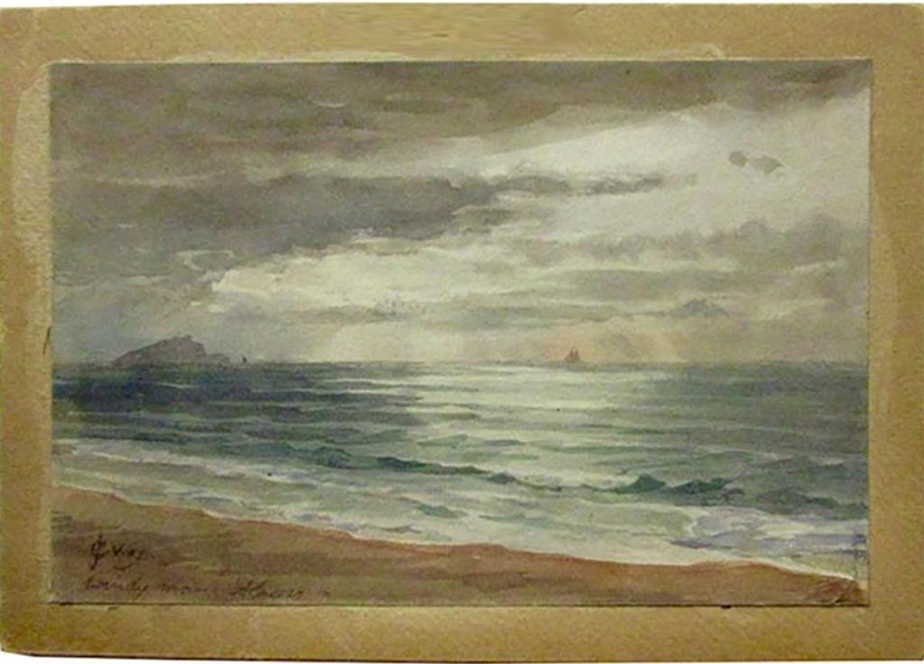 Charles Jones (C. J.) Way (1834-1919) - Windy Morn. Alassio (Italy)