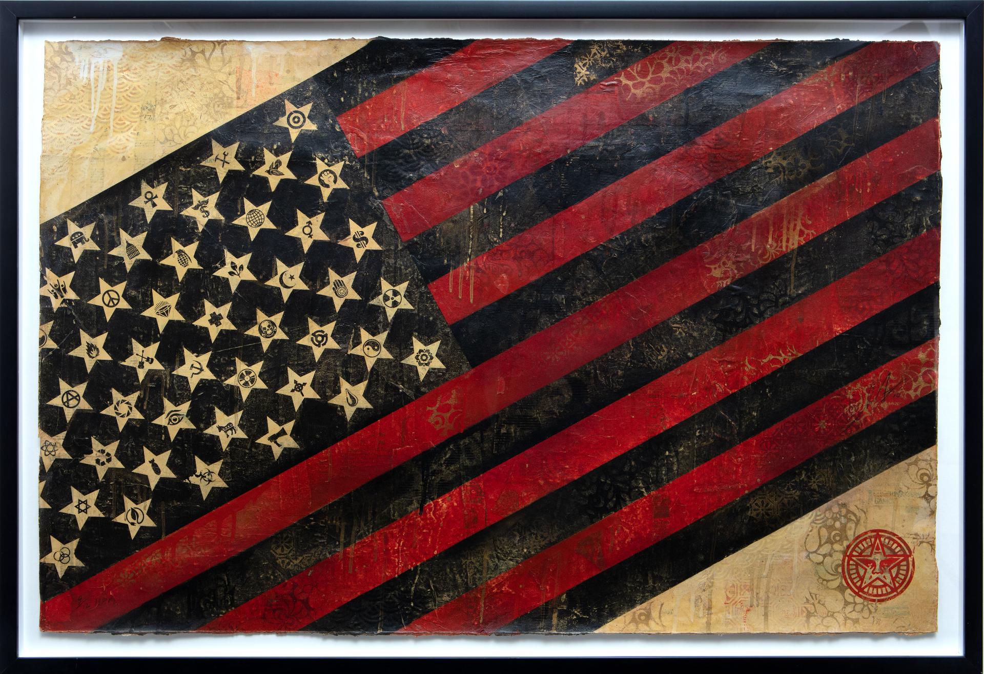 Shepard Fairey (1970) - Flag, 2010