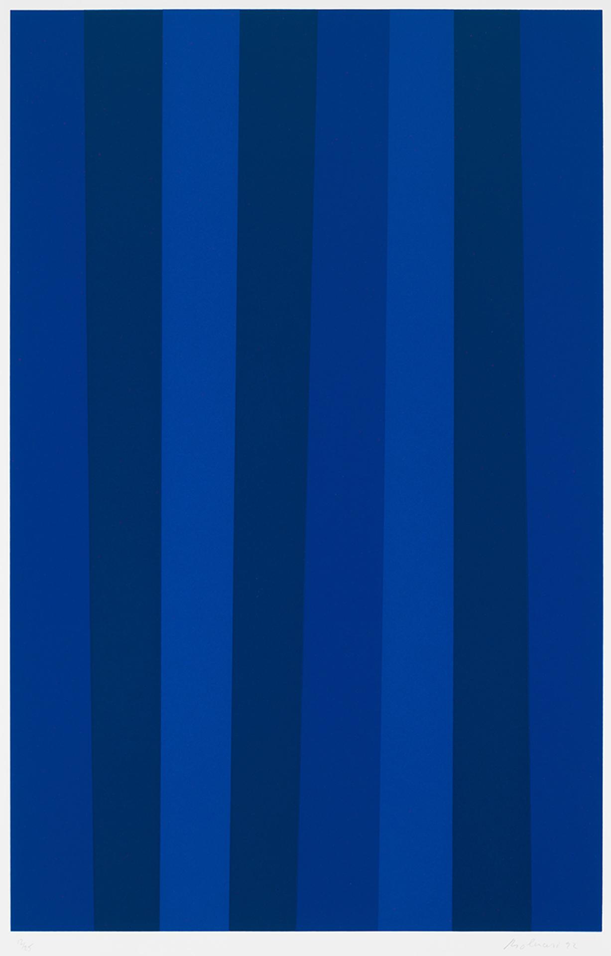 Guido Molinari (1933-2004) - Blue Quantifier #25