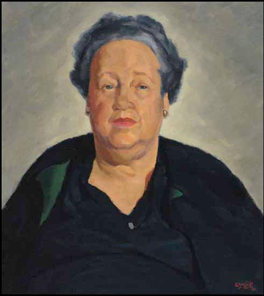 Edwin Headley Holgate (1892-1977) - Portrait of Hannah Buxton
