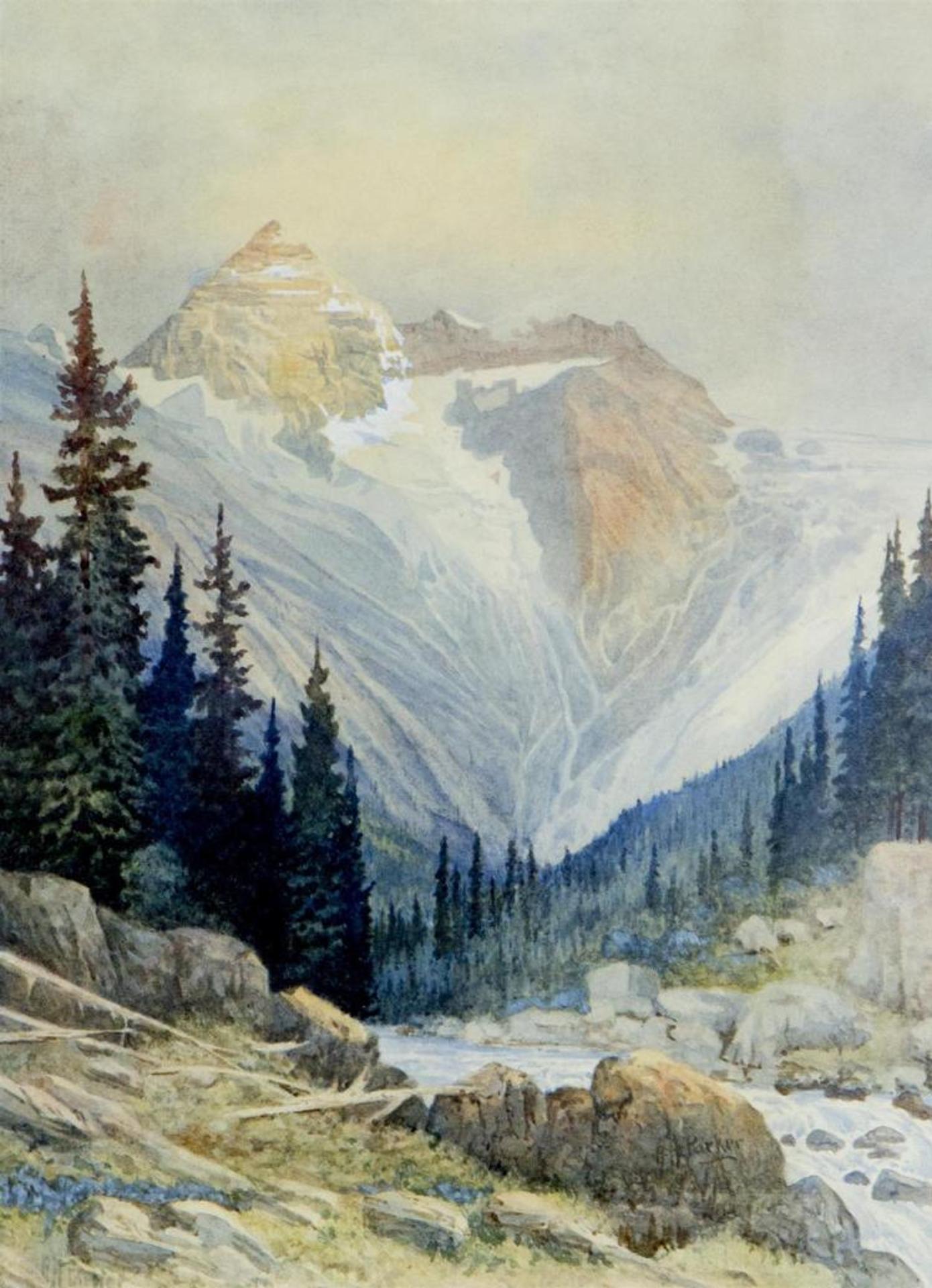 Arthur H. Parker (1874) - The Illiciwaet Glacier (Mount Sir Donald)