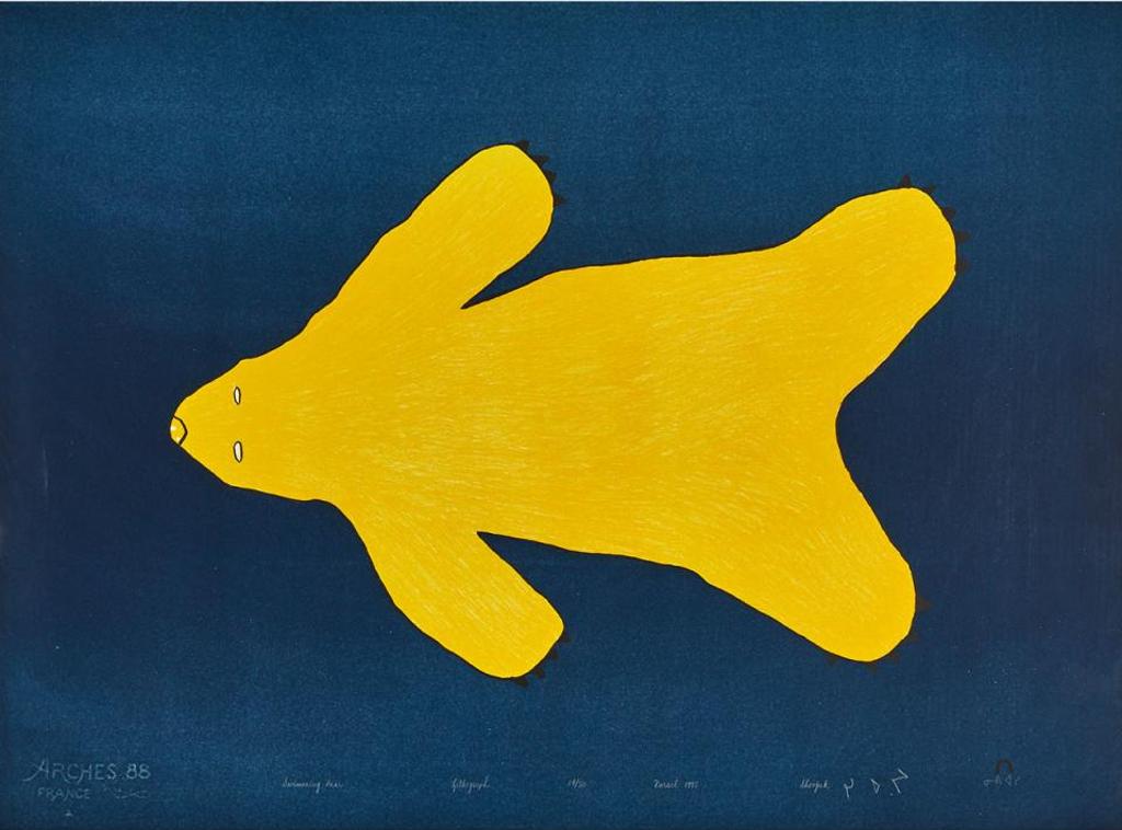 Sheojuk Etidlooie (1932-1999) - Swimming Bear