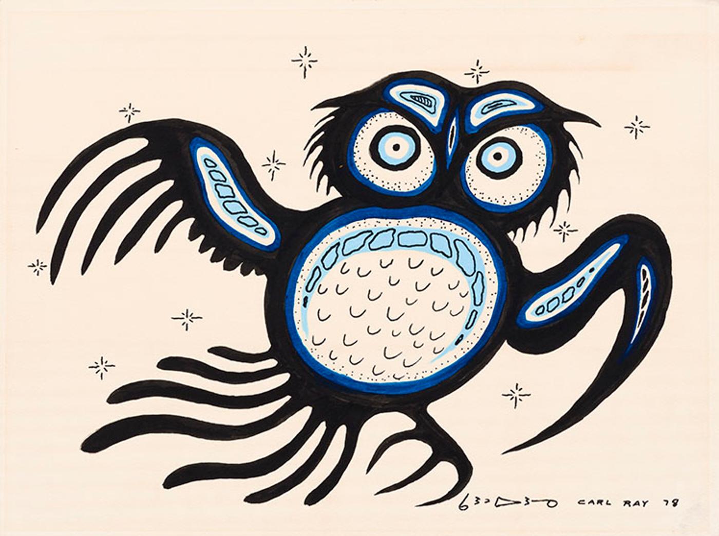Carl Ray (1942-1978) - Owl