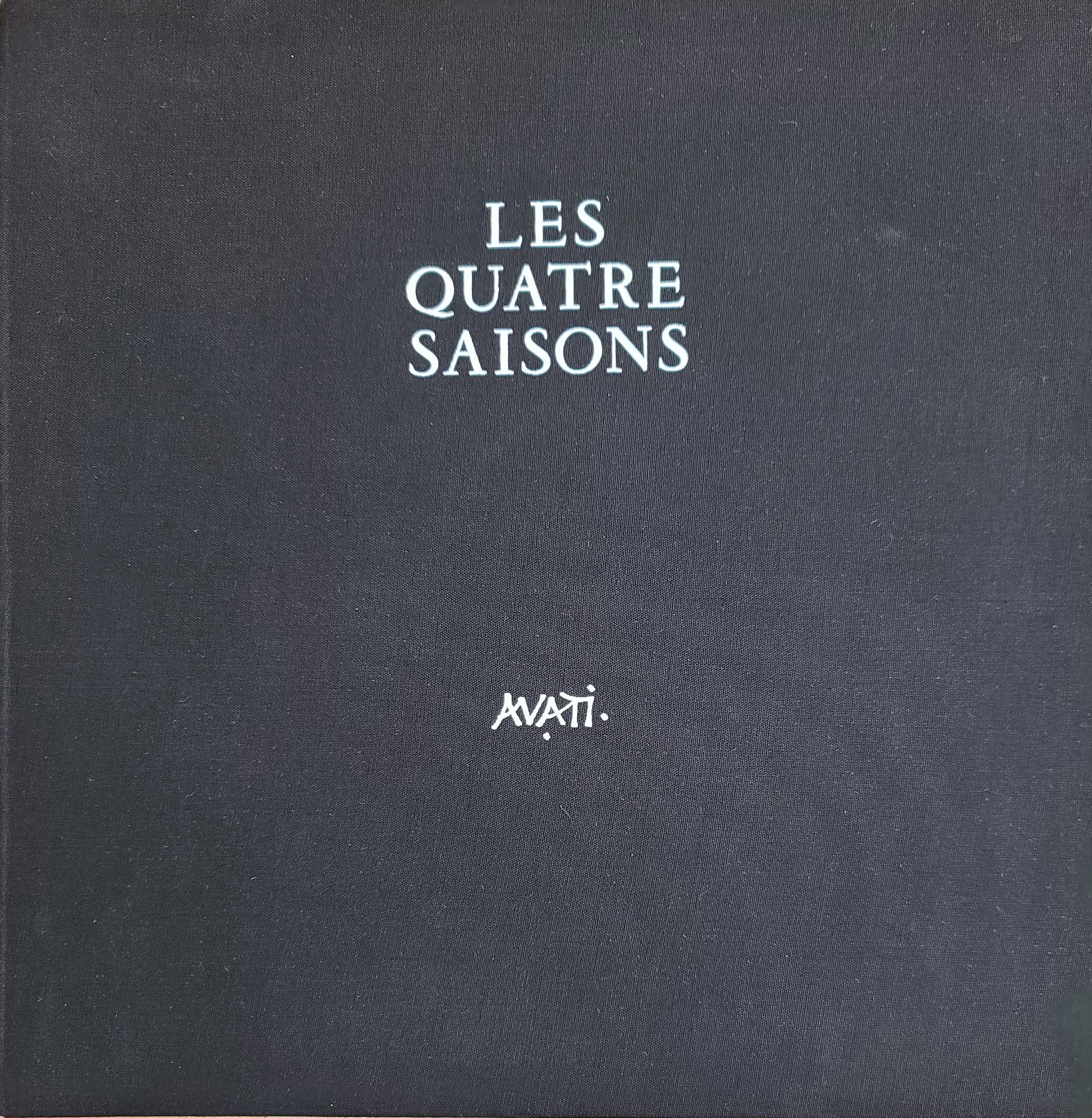 Mario Avati (1921-2009) - Livre d'artiste «Les quatre saisons», 1984