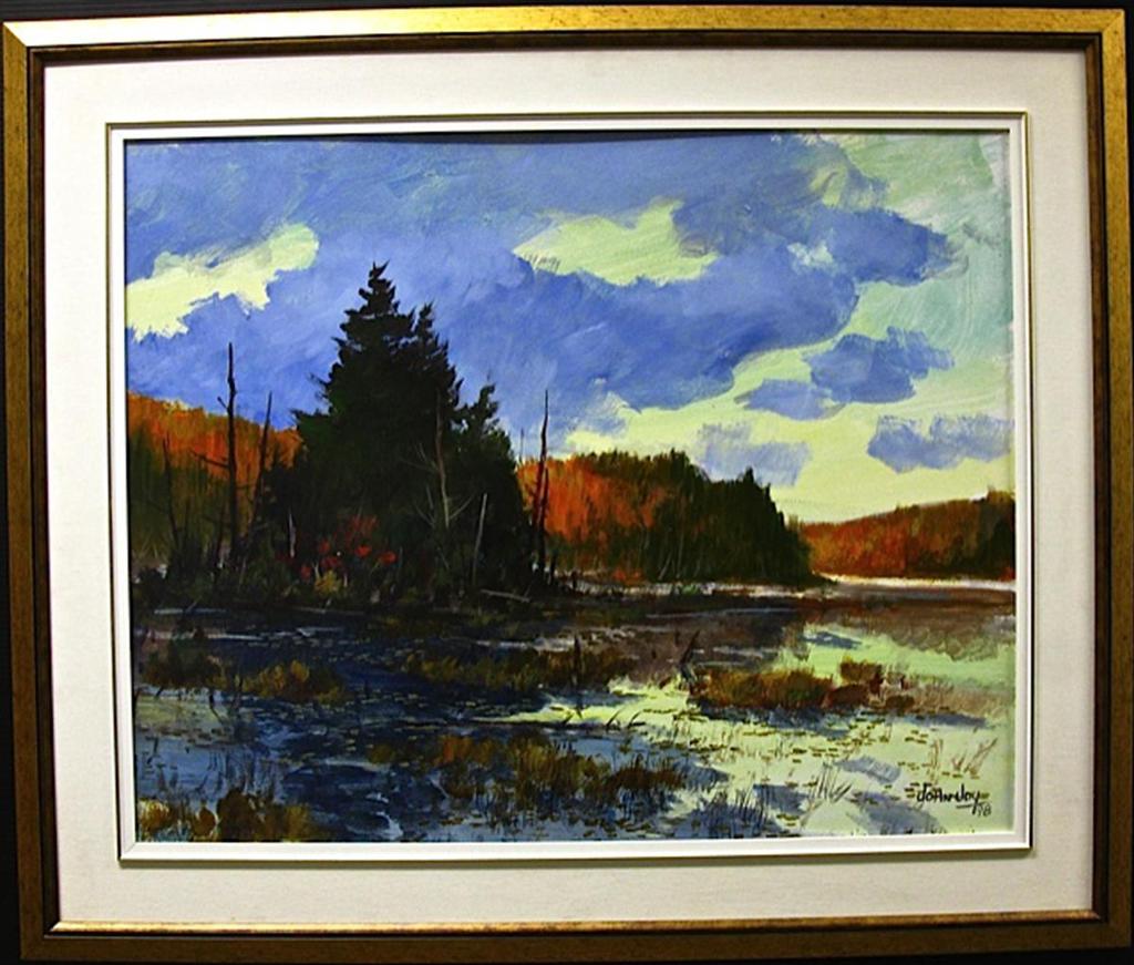 John Joy (1925-2012) - October Holly’S Pond