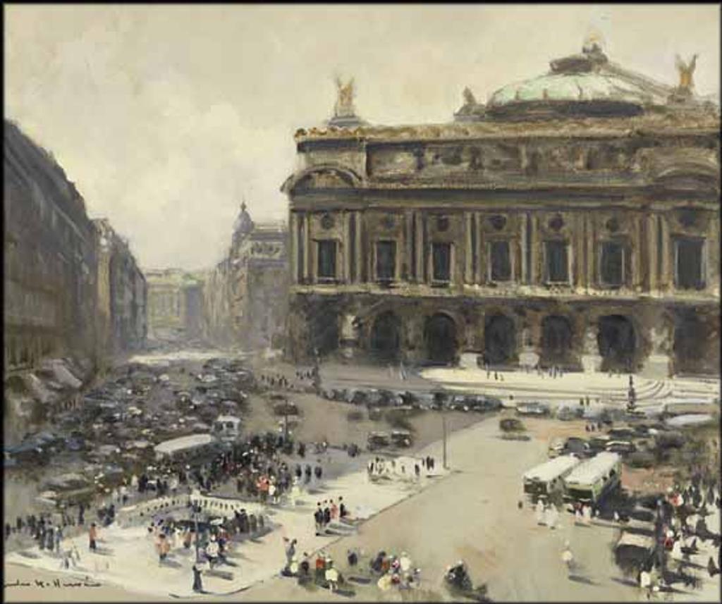 Jules Rene Herve (1887-1981) - Place de l'Opera, Paris