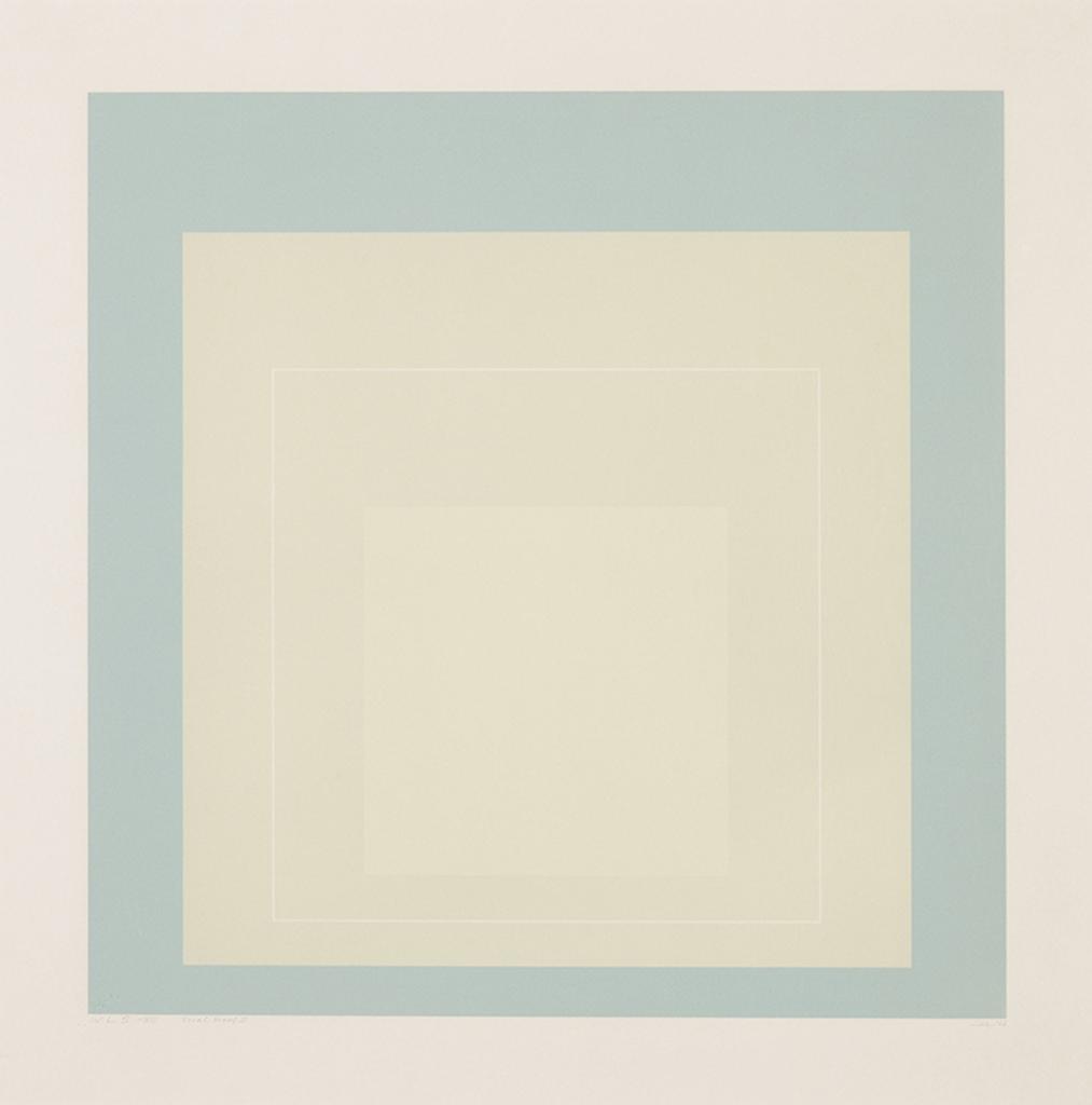 Josef Albers (1888-1976) - WLS - VII (from White Line Squares)