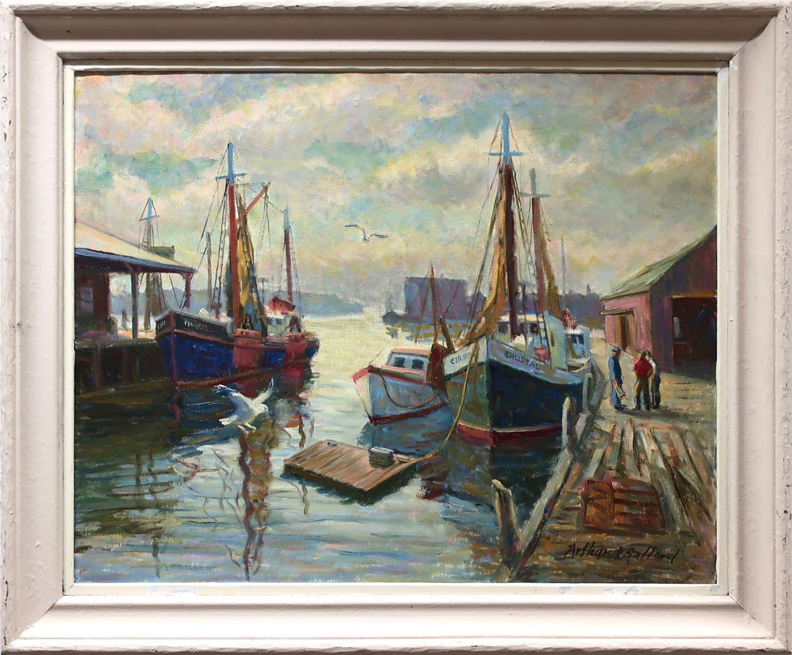 Arthur R. Safford (1900-1992) - Untitled (Wharf Study)
