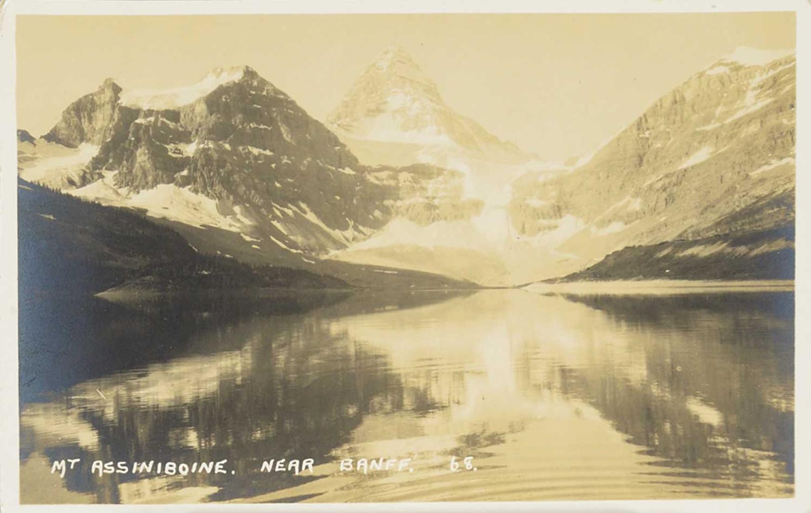 Byron Harmon - Mount Assiniboine, Near Banff No.68