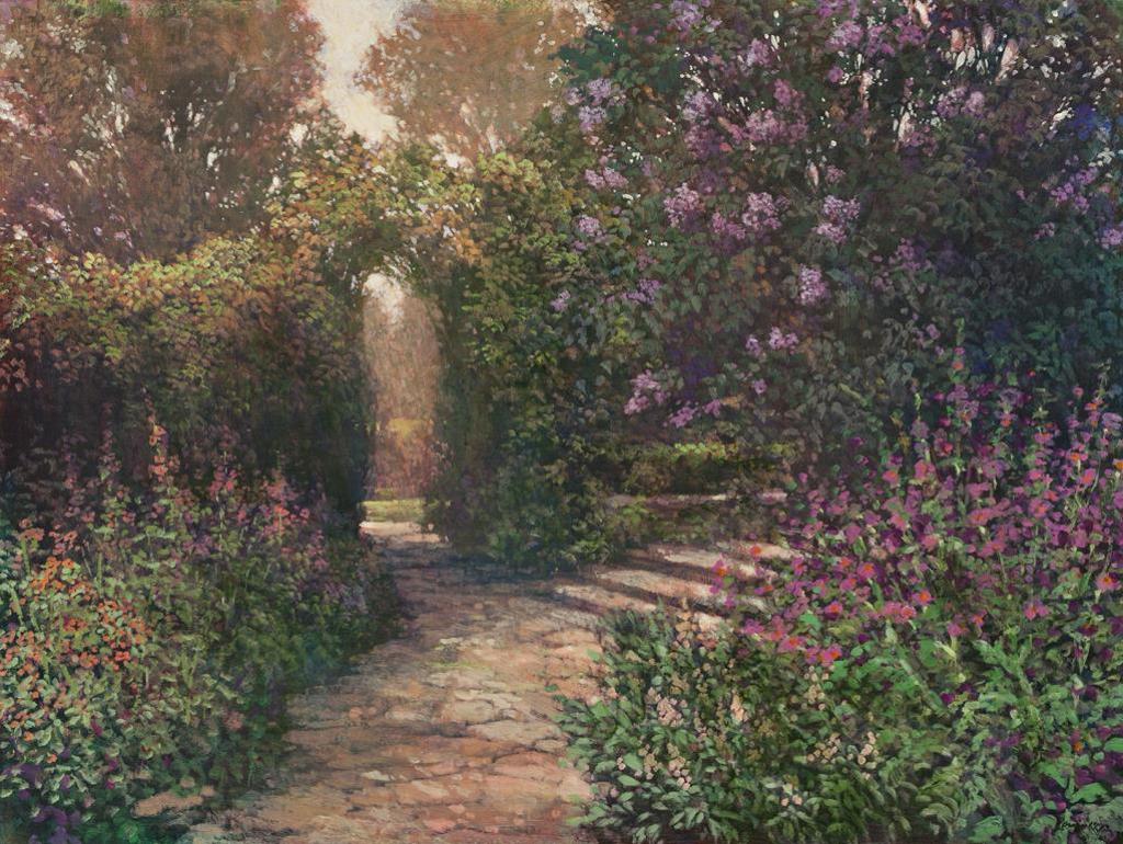 Philip Craig (1951) - Lavender Garden