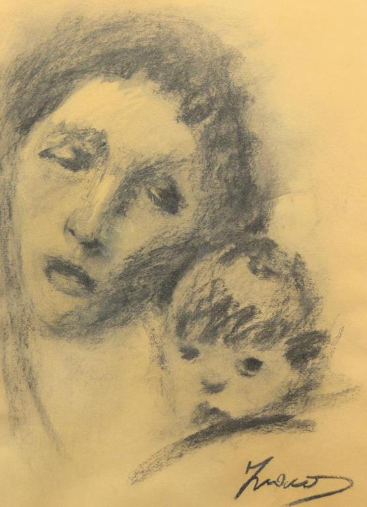 Inaco Biancolana (1912-1991) - Mother and Child
