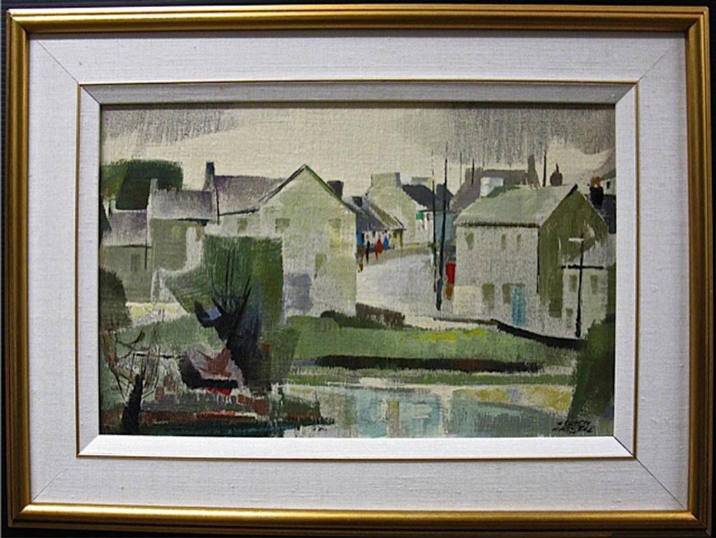 Hilton MacDonald Hassell (1910-1980) - Village Greens (Clifen, Connemara, Erie)