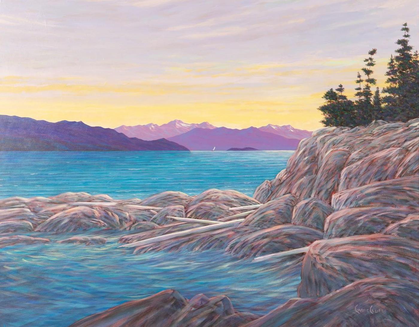 Chris MacClure (1943) - Looking West, Whytecliff Park