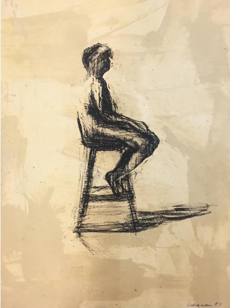 Tony Scherman (1950-2023) - Seated figure