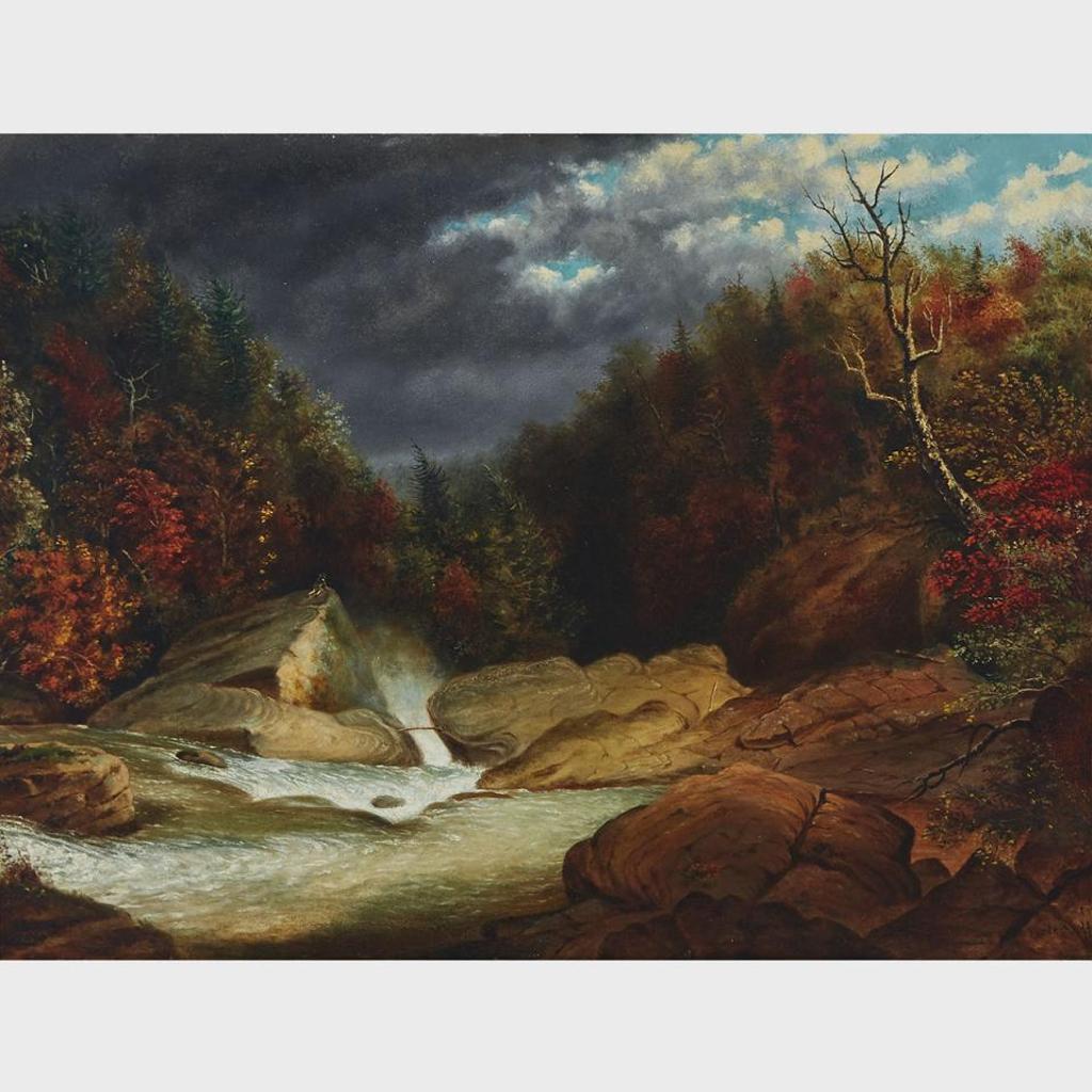 Cornelius David Krieghoff (1815-1872) - Above The St. Anne Falls