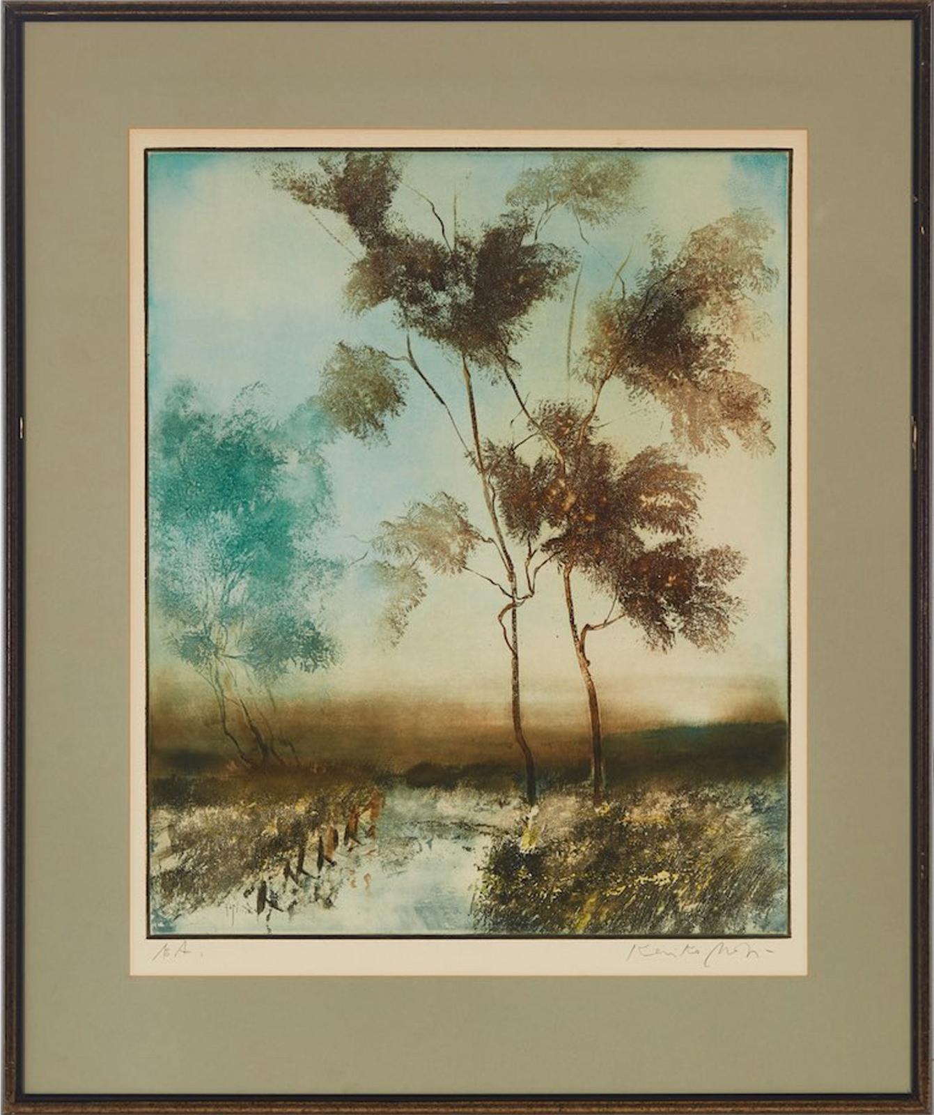 Kaiko Moti (1921-1989) - Landscape At Dawn