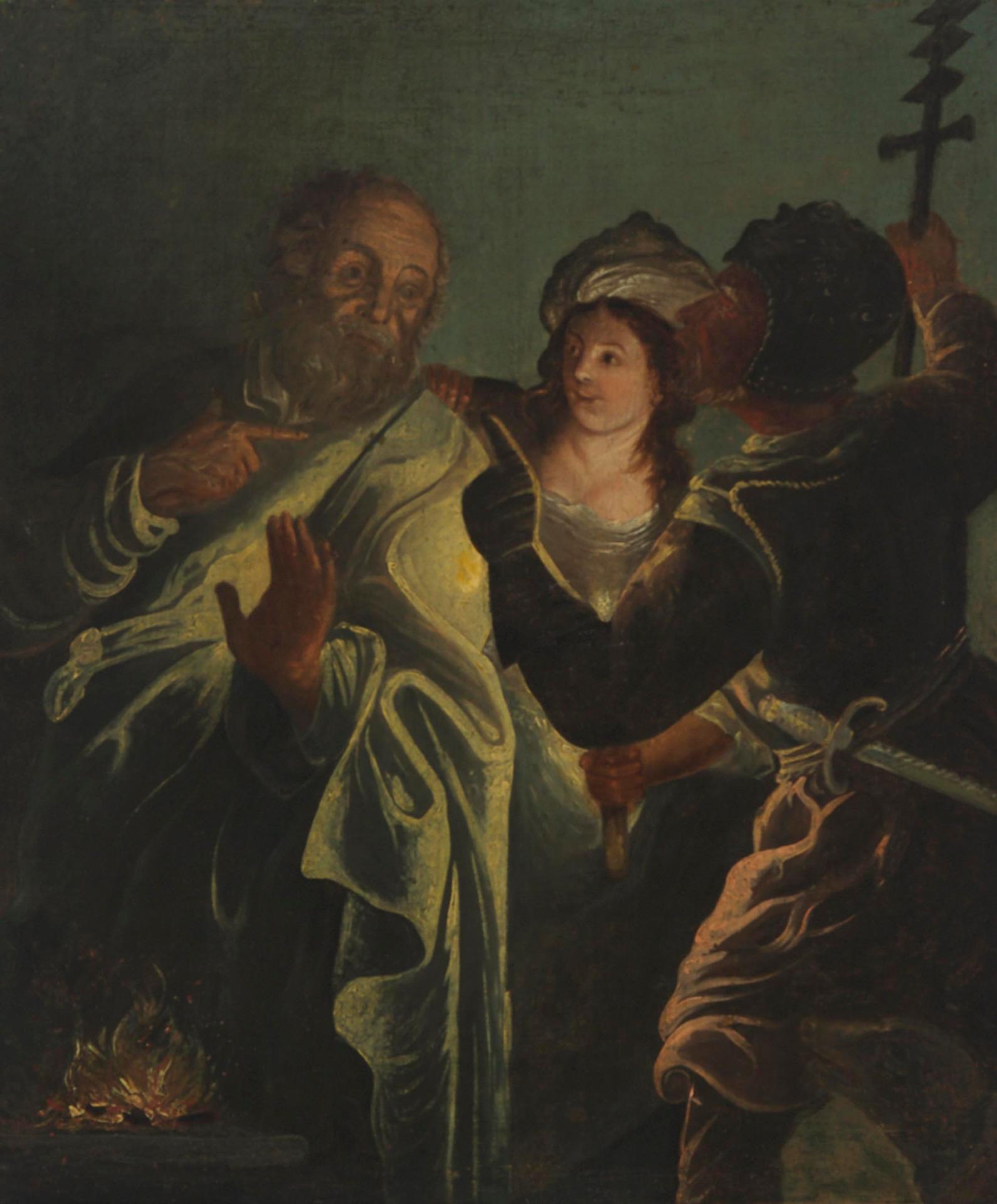 Follower of Gérard Seghers (1591) - Saint Peter Before The Denial