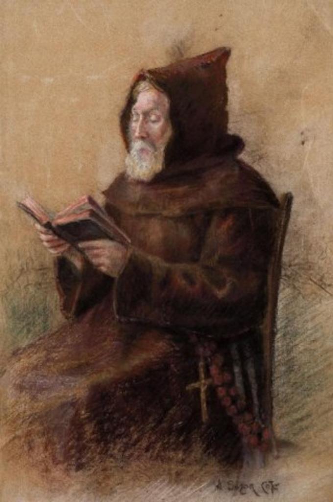 Marc-Aurèle de Foy Suzor-Coté (1869-1937) - Monk at Study