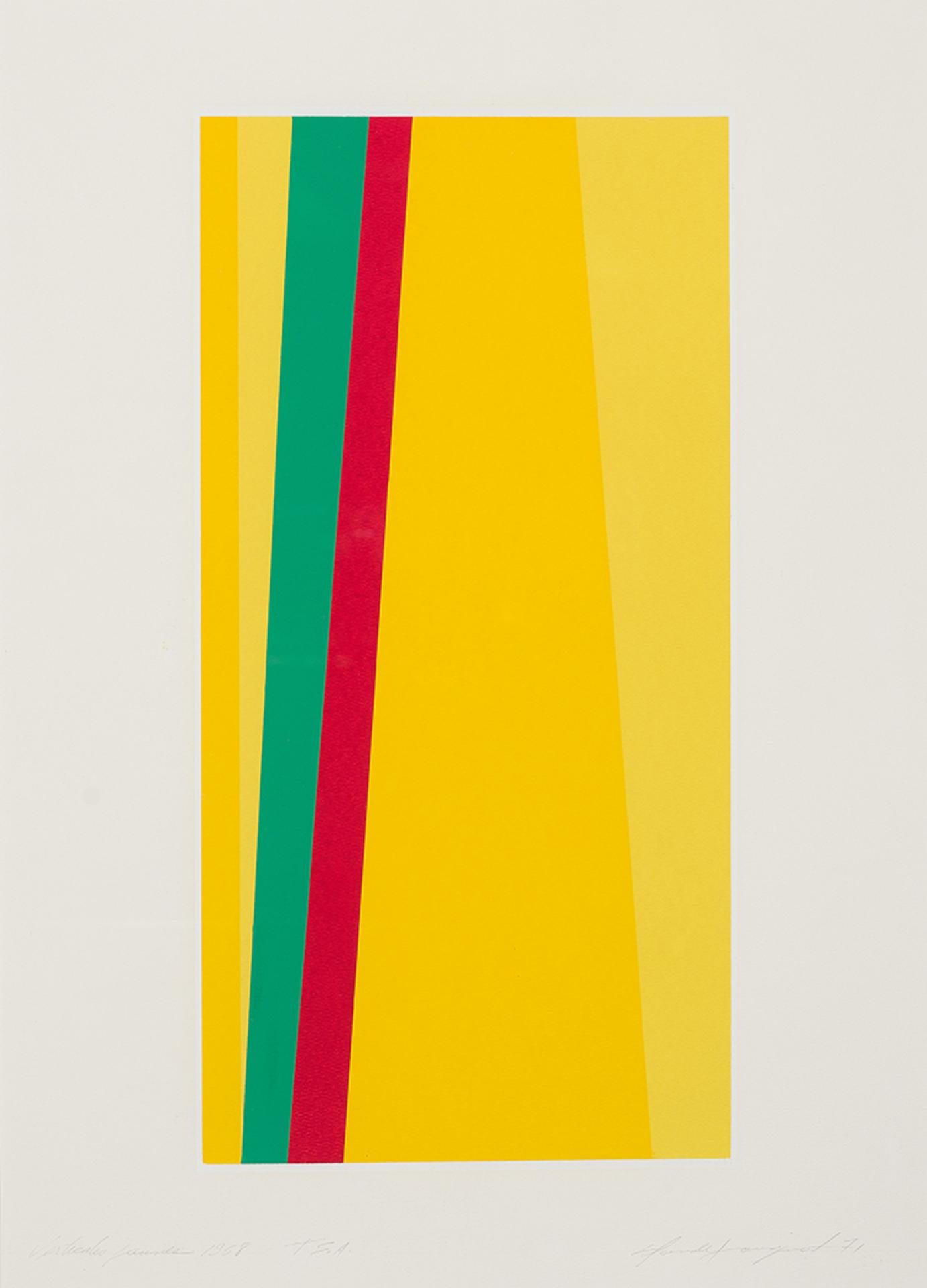 Claude Tousignant (1932) - Verticales jaunes 1958
