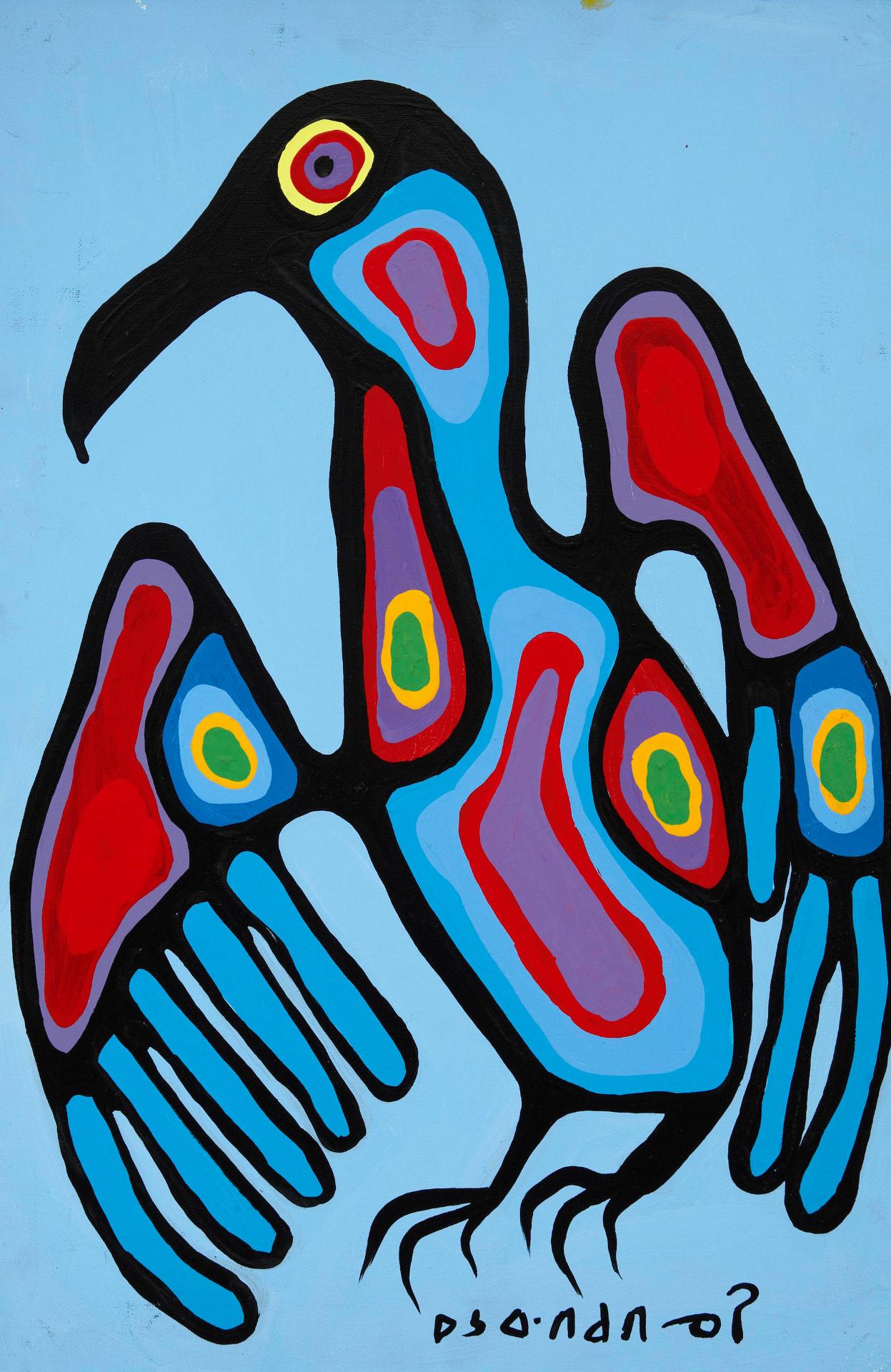 Norval H. Morrisseau (1931-2007) - Baby Thunderbird