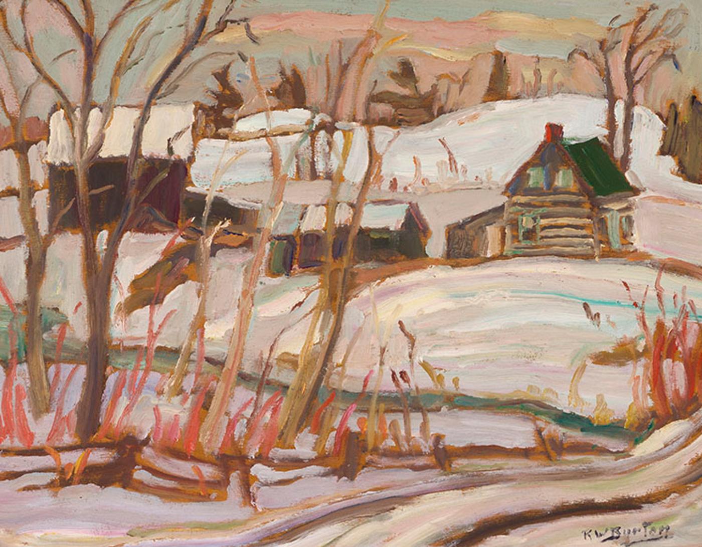 Ralph Wallace Burton (1905-1983) - Old Farm on the Flower Station Road, Lanark County, Ont.