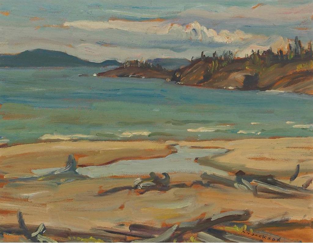 Alexander Young (A. Y.) Jackson (1882-1974) - Shoreline At Wawa, Lake Superior, August, 1954