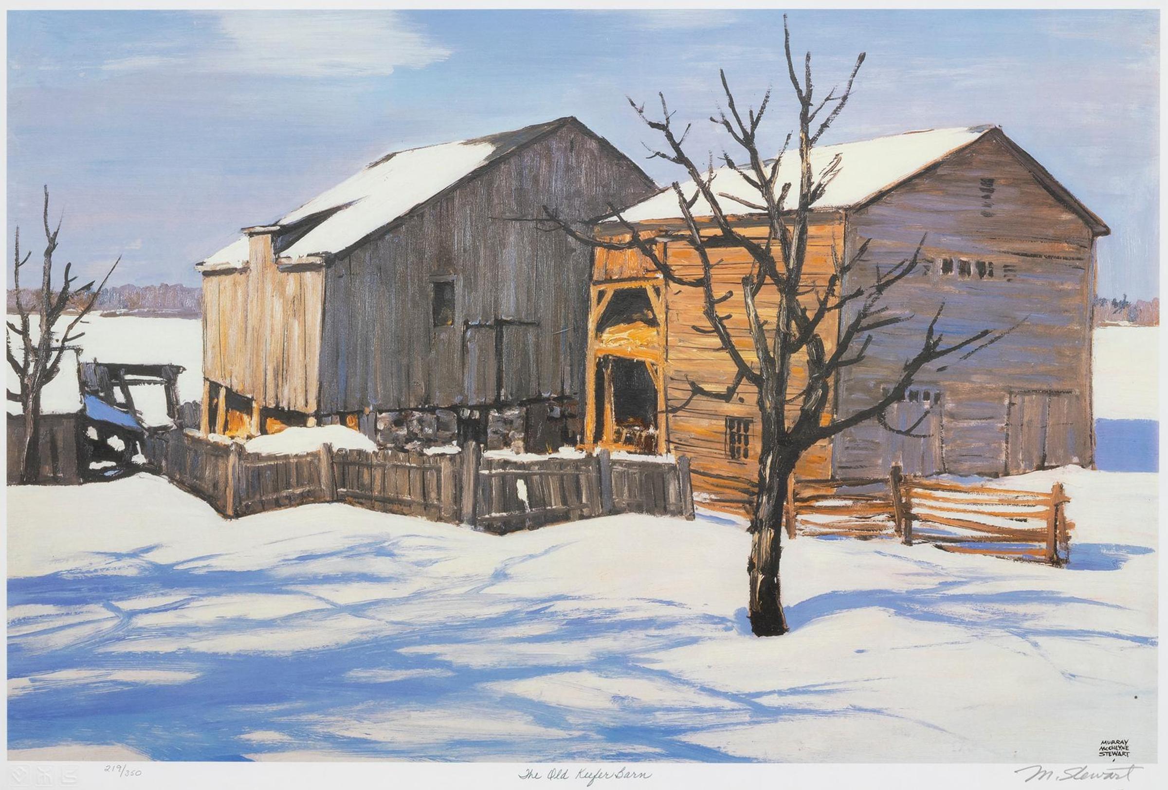 Murray Mccheyne Stewart (1919-2006) - The Old Keefer Barn