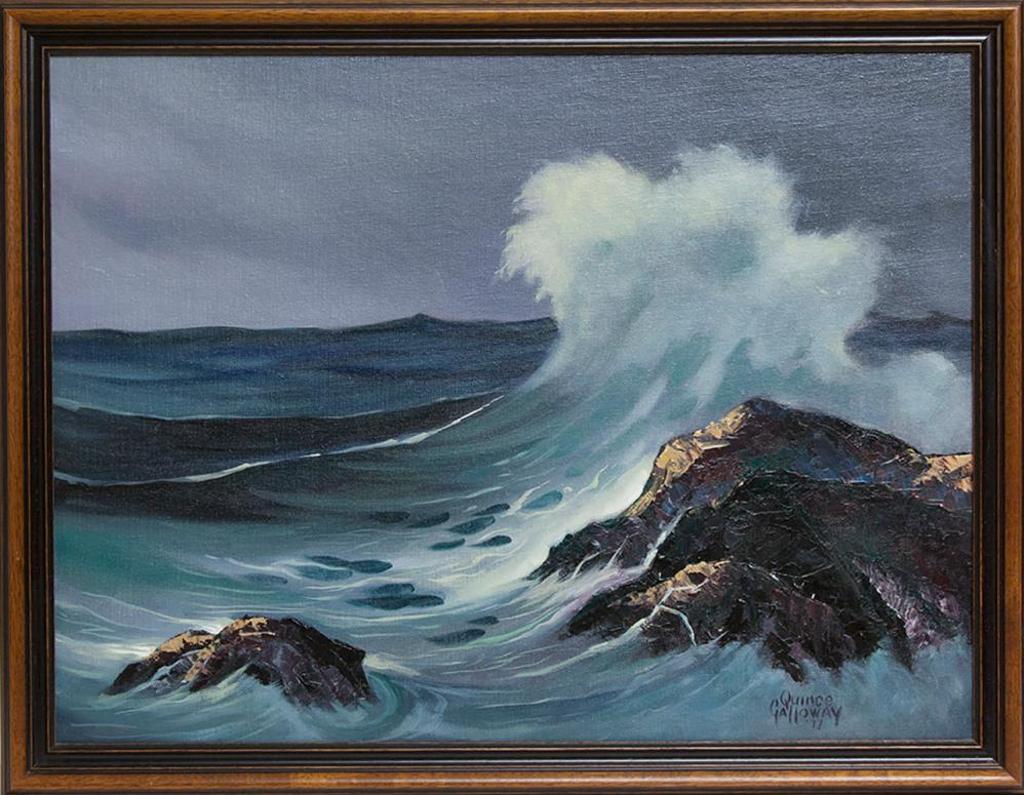 Quince Galloway (1912-2000) - Untitled - Stormy Coast