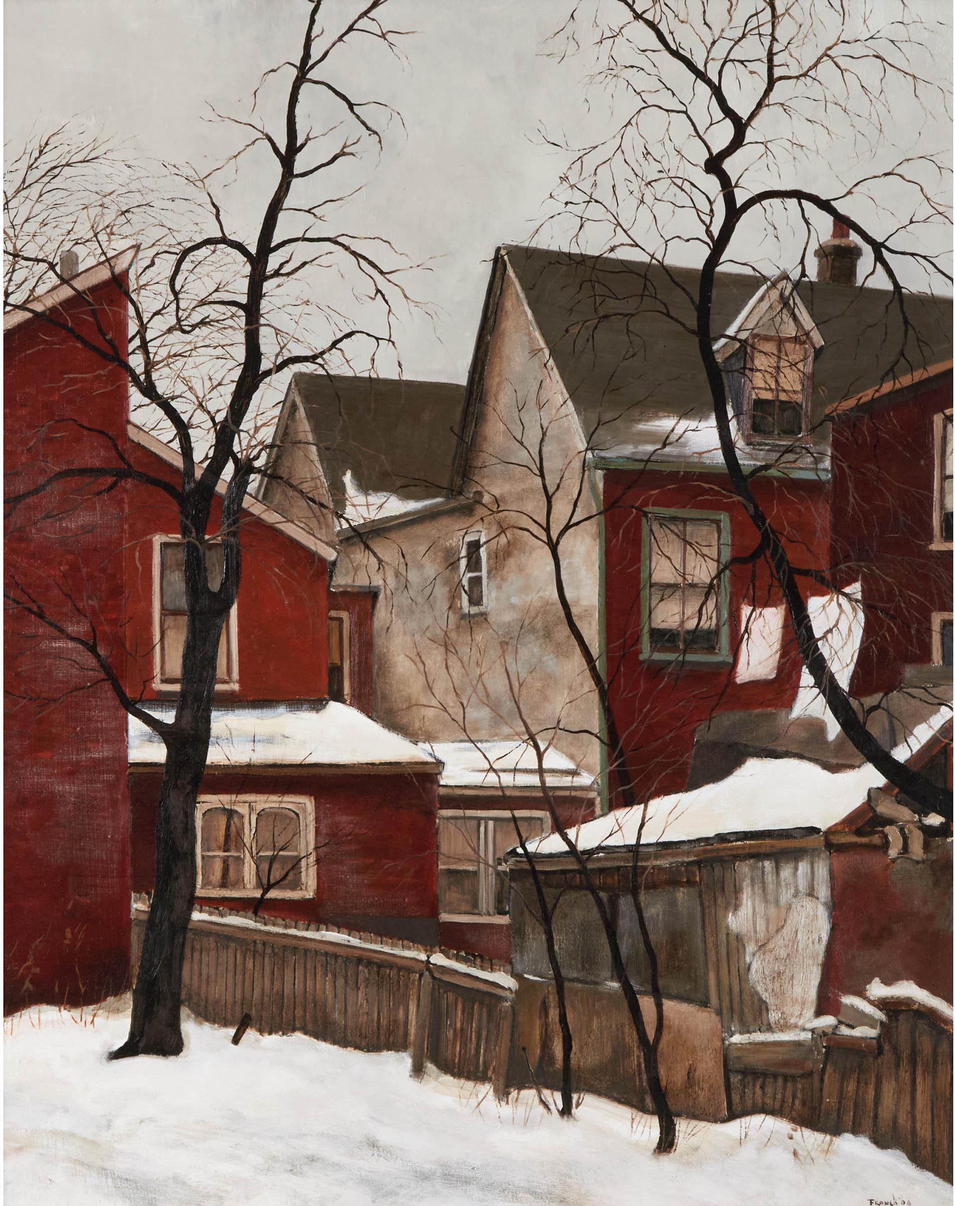Albert Jacques Franck (1899-1973) - Back Of Oxford St., 1969