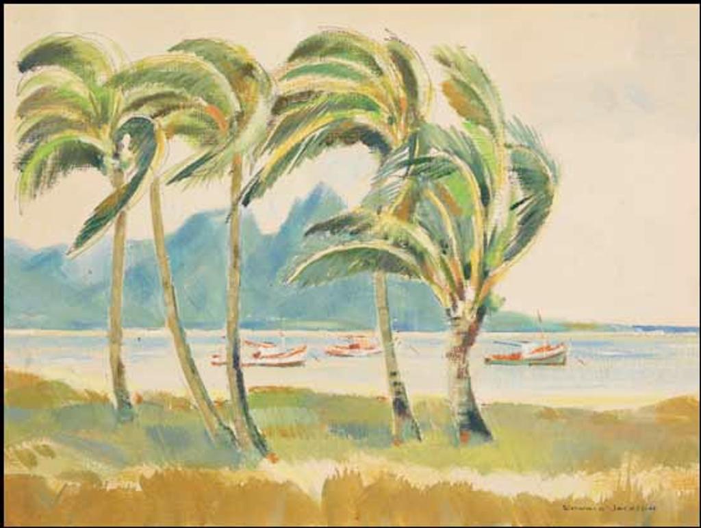 Ronald Threlkeid Jackson (1902-1992) - Tropical Landscape