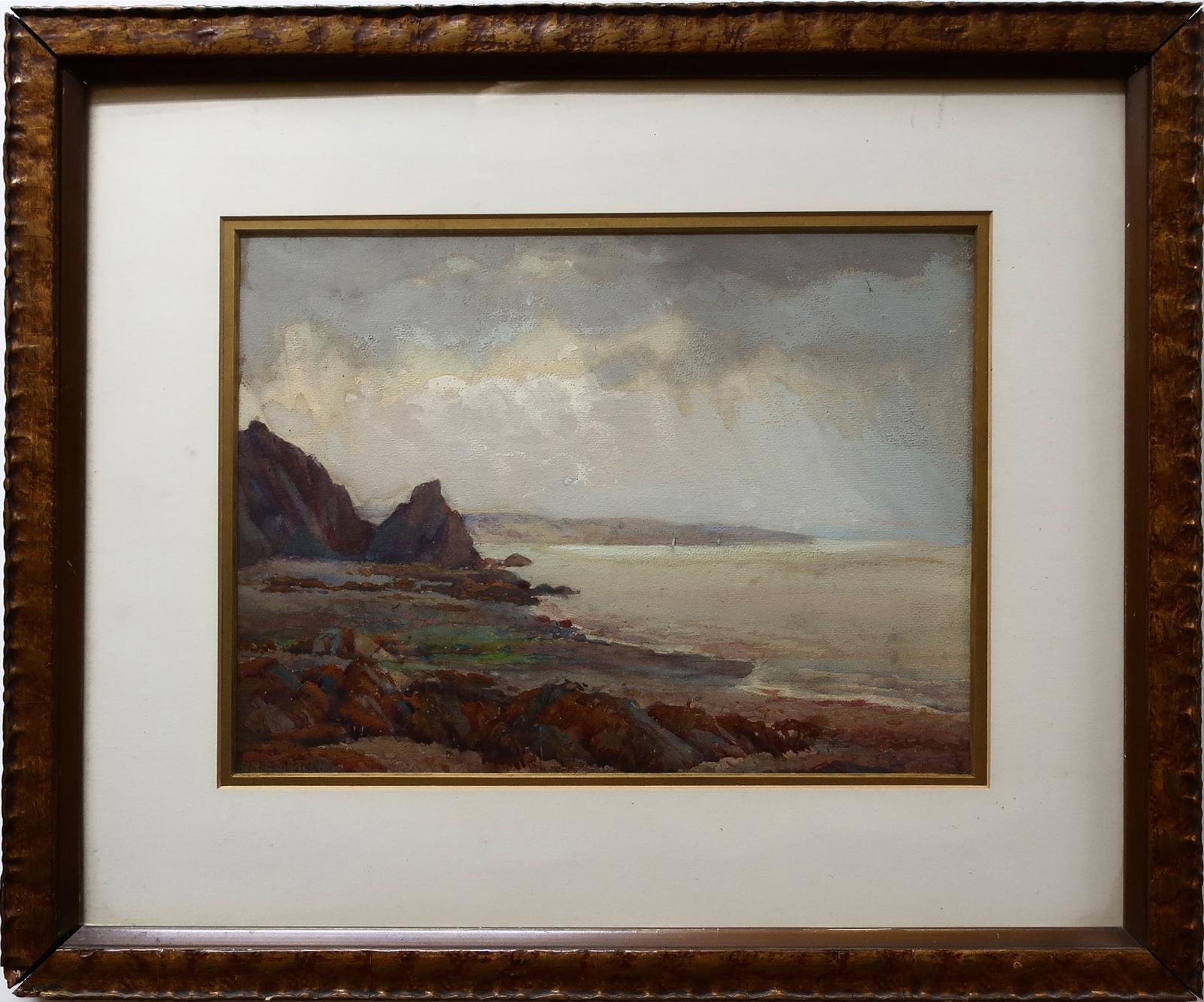 Frederick Henry Brigden (1871-1956) - Breaking Light Over Coast