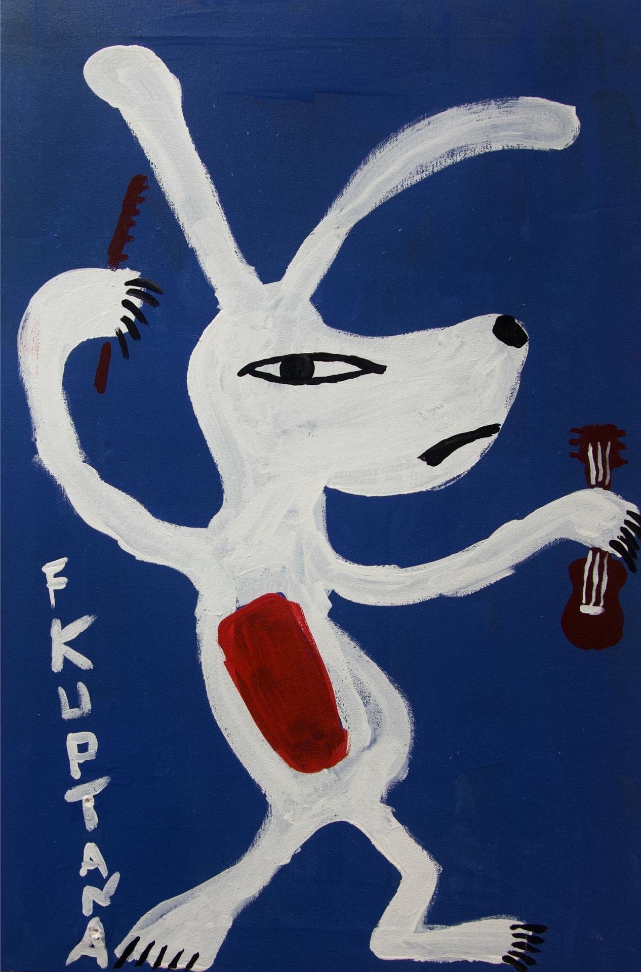 Floyd Kuptana (1964-2021) - Untitled (The Fiddler)