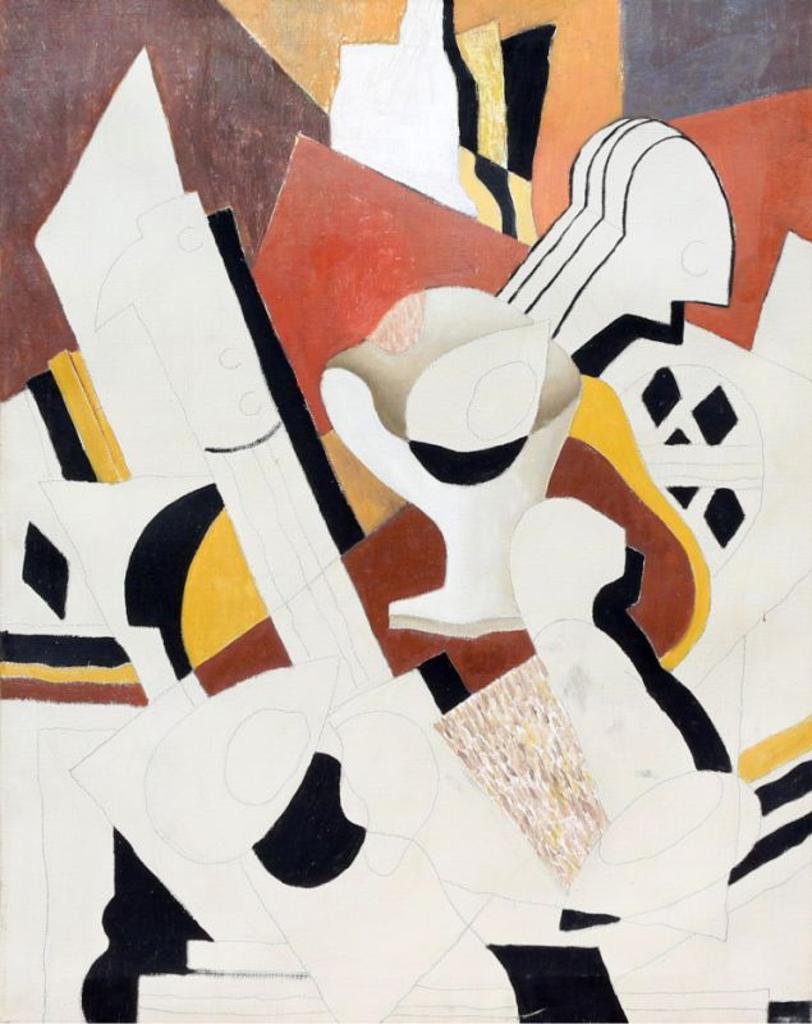 Bertram Richard Brooker (1888-1955) - Cubist Composition