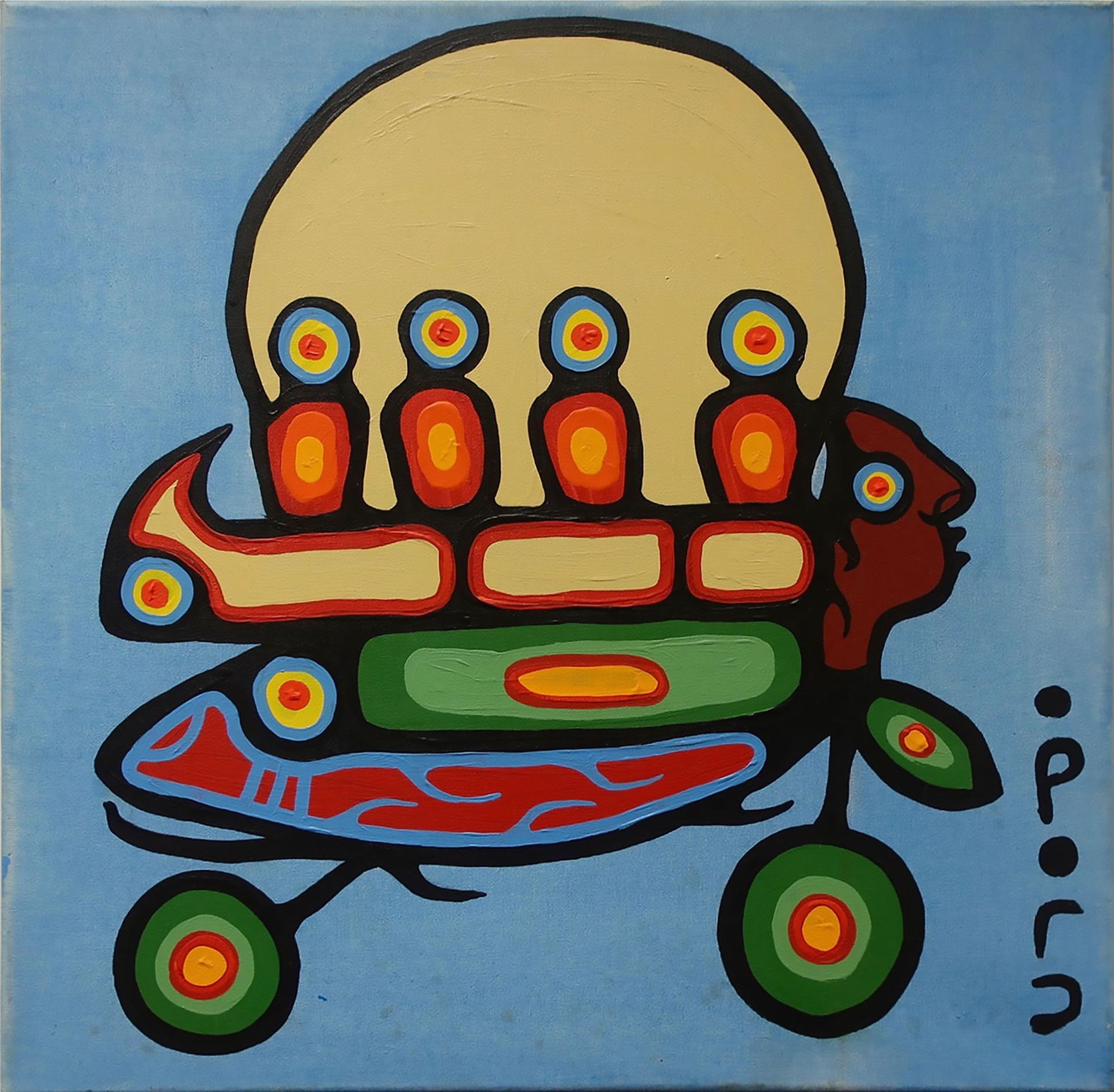 Christian Morrisseau (1969) - Four Grandfathers