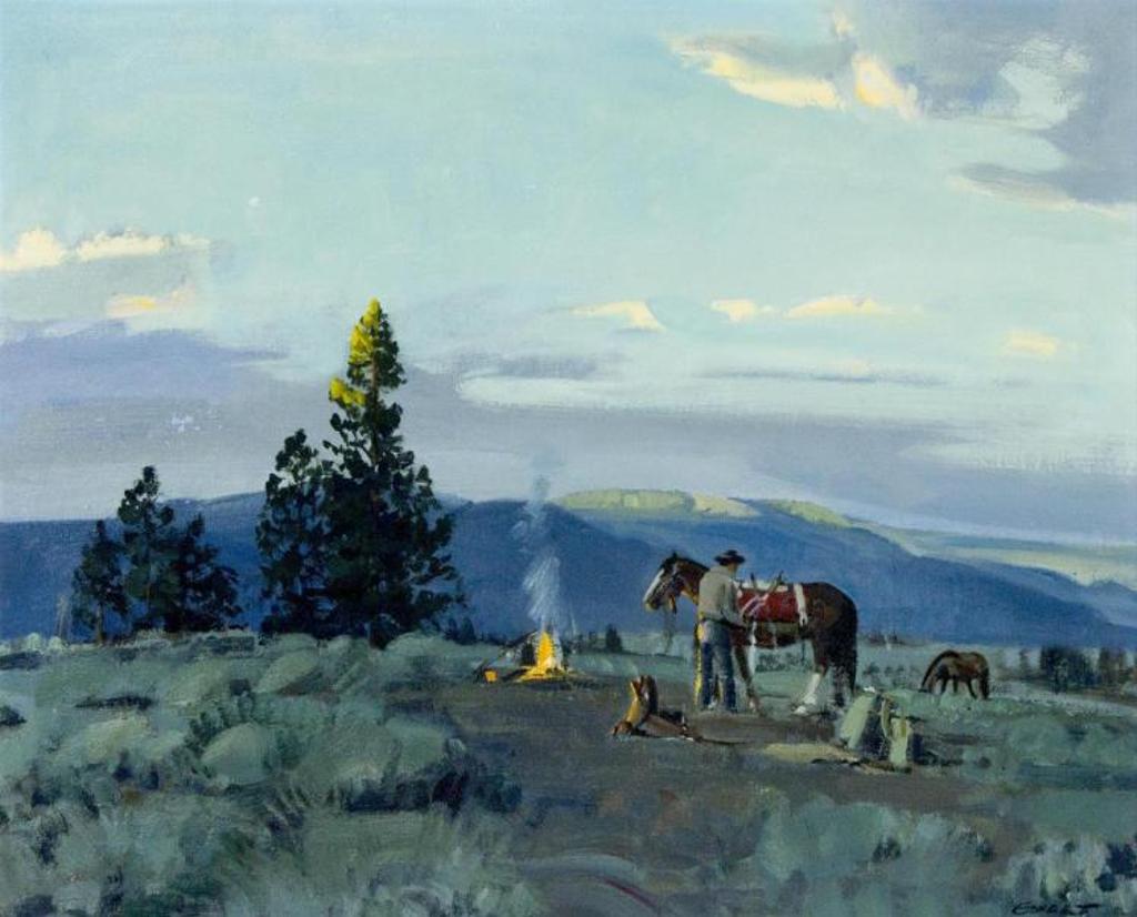 Peter Maxwell Ewart (1918-2001) - Making Camp