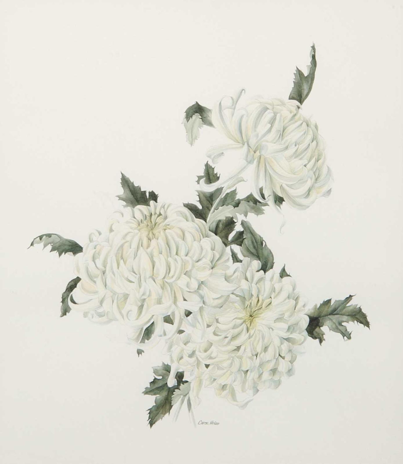 Caren Heine (1958) - White Chrysanthemums