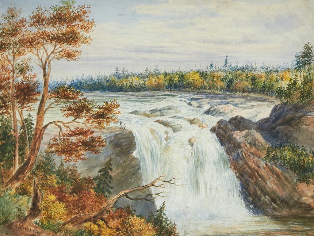Washington Frederick Friend (1820-1886) - Chaudiere Falls, Near Quebec