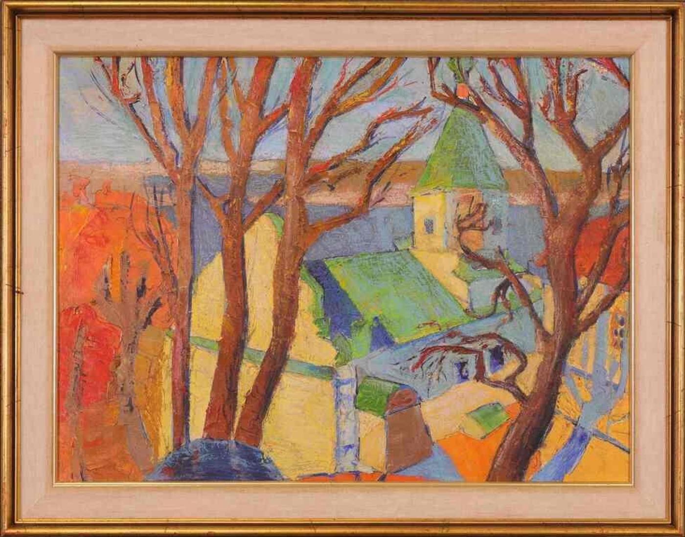 Dorothy Martin (1909-1984) - Shades of Autumn; 1974