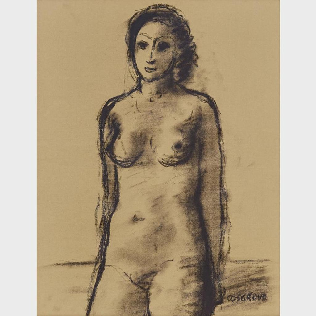 Stanley Morel Cosgrove (1911-2002) - Standing Nude (Female Study)