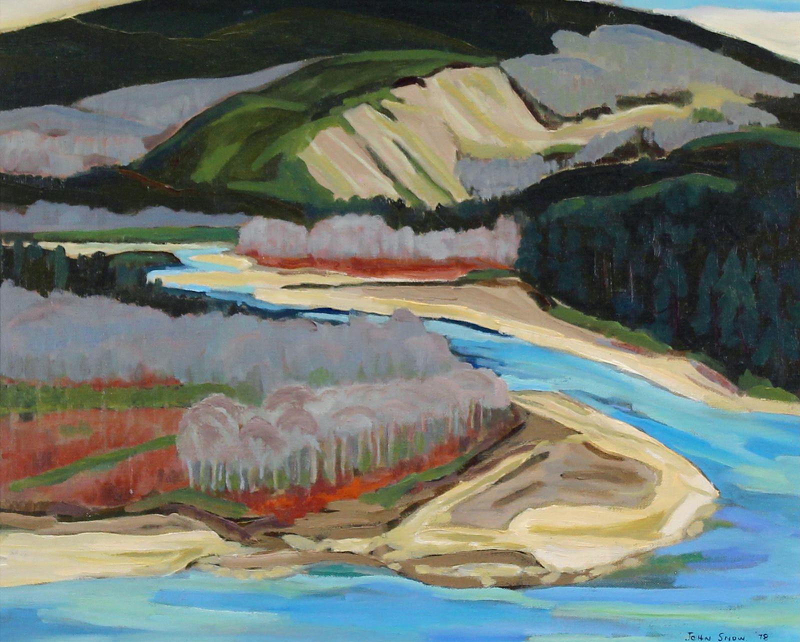 John Harold Thomas Snow (1911-2004) - Elbow River; 1978