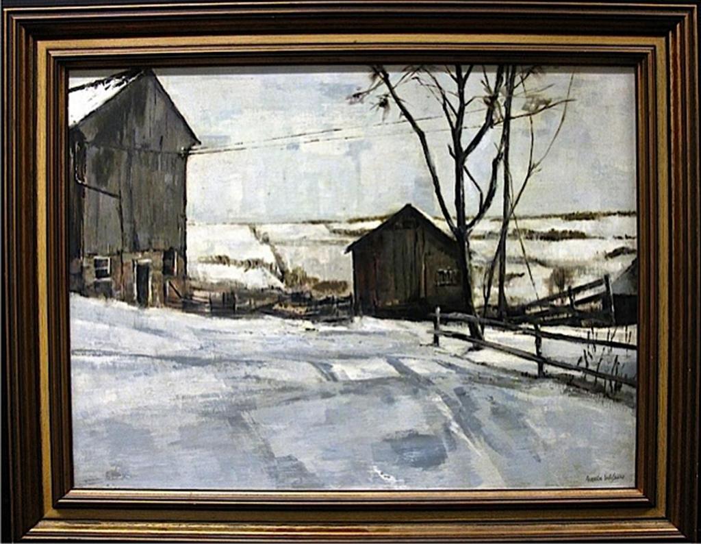 Angela Wilson - Barns In Winter