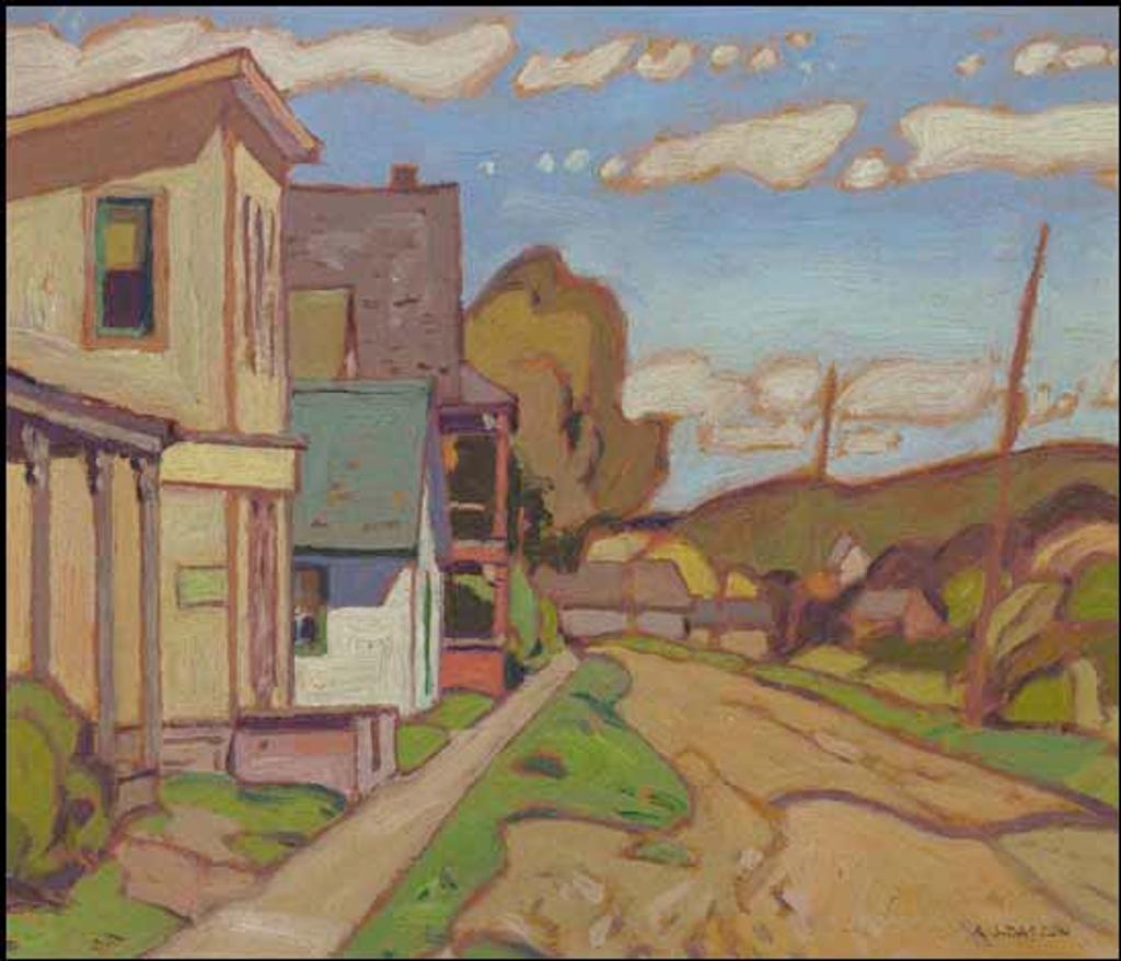Alfred Joseph (A.J.) Casson (1898-1992) - A Street in Parry Sound