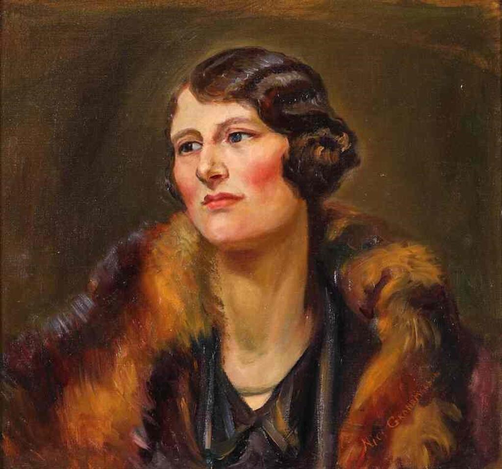 Nicholas (Nickola) de Grandmaison (1892-1978) - Portrait Of Kathleen Parker; Ca 1926/1927