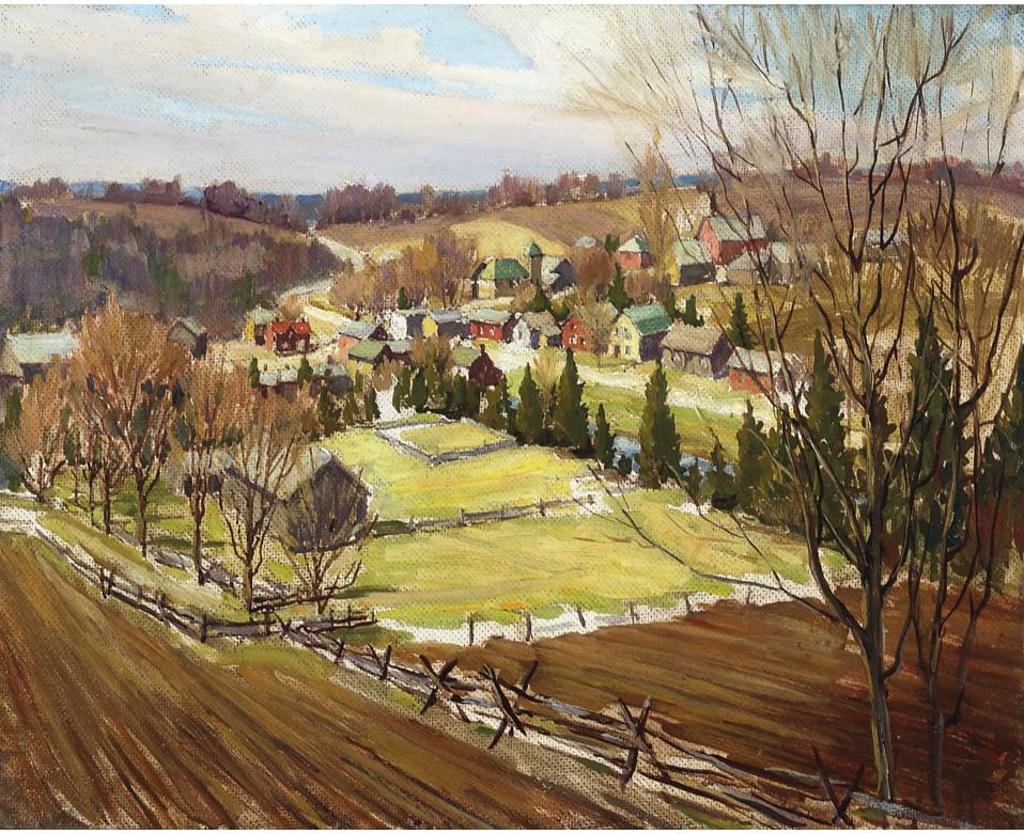 Thomas Keith (Tom) Roberts (1909-1998) - View Of A Village
