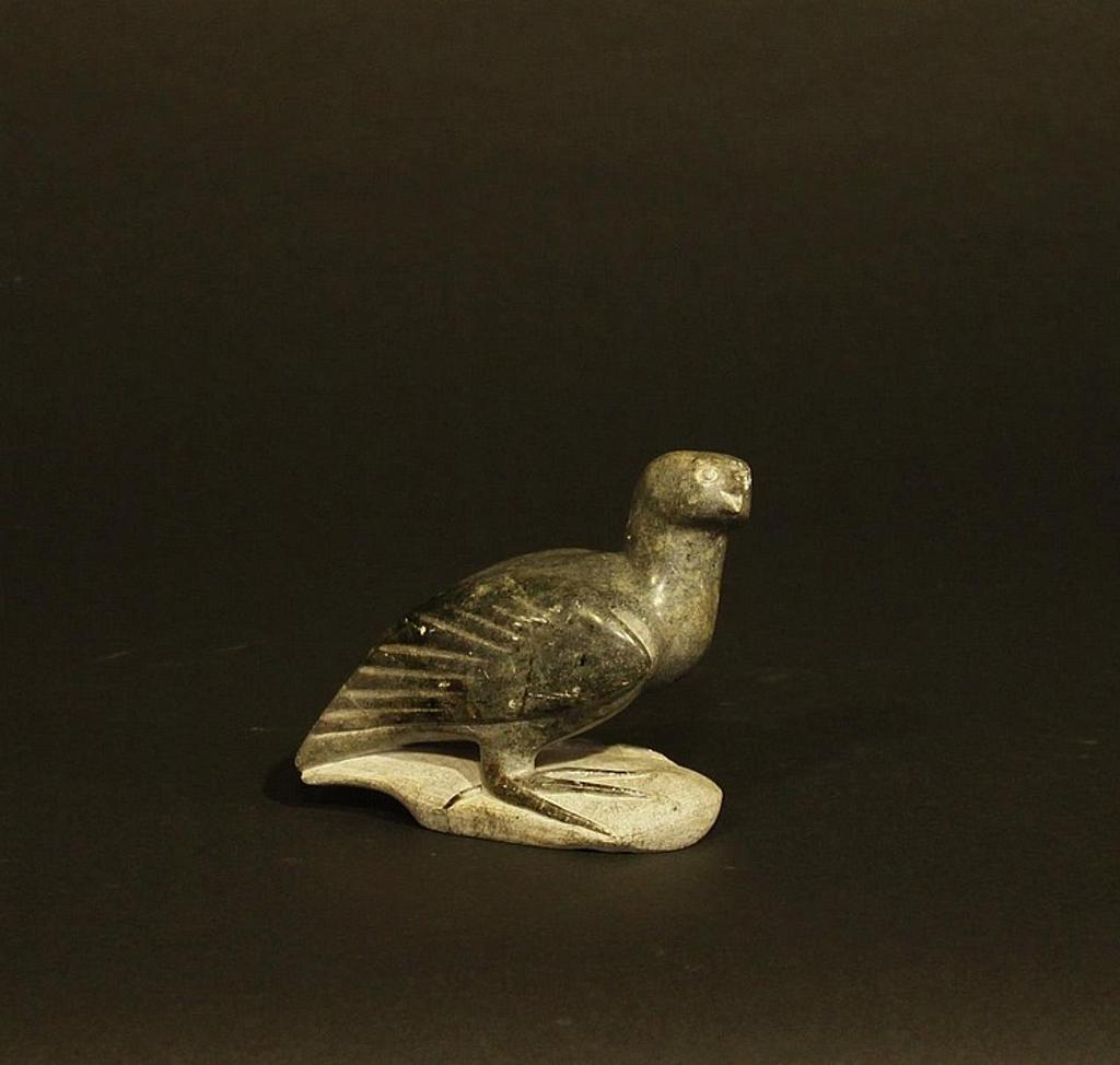 Joanasie Jack - Puvirnituq a soapstone carving of a bird