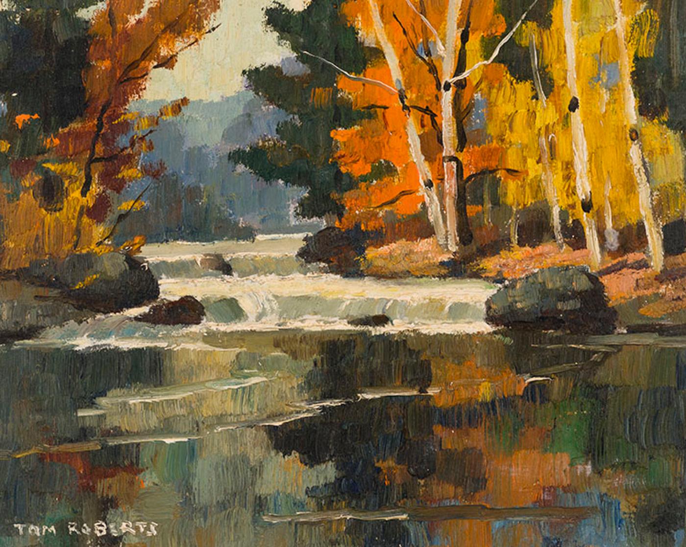 Thomas Keith (Tom) Roberts (1909-1998) - Sunny Autumn Day at the Falls