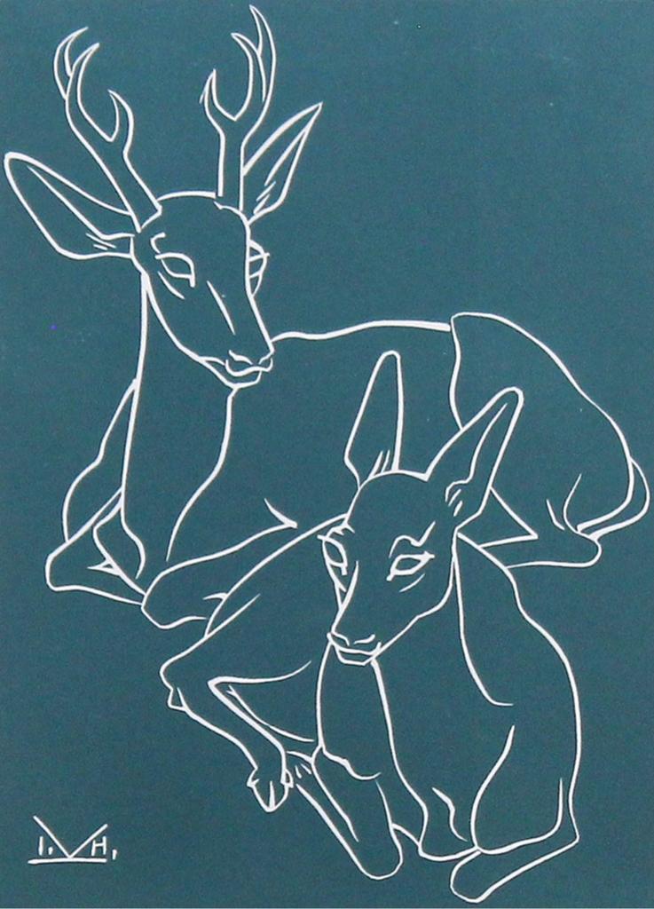 Illingworth Holey (Buck) Kerr (1905-1989) - Mule Deer; ed. #49/100