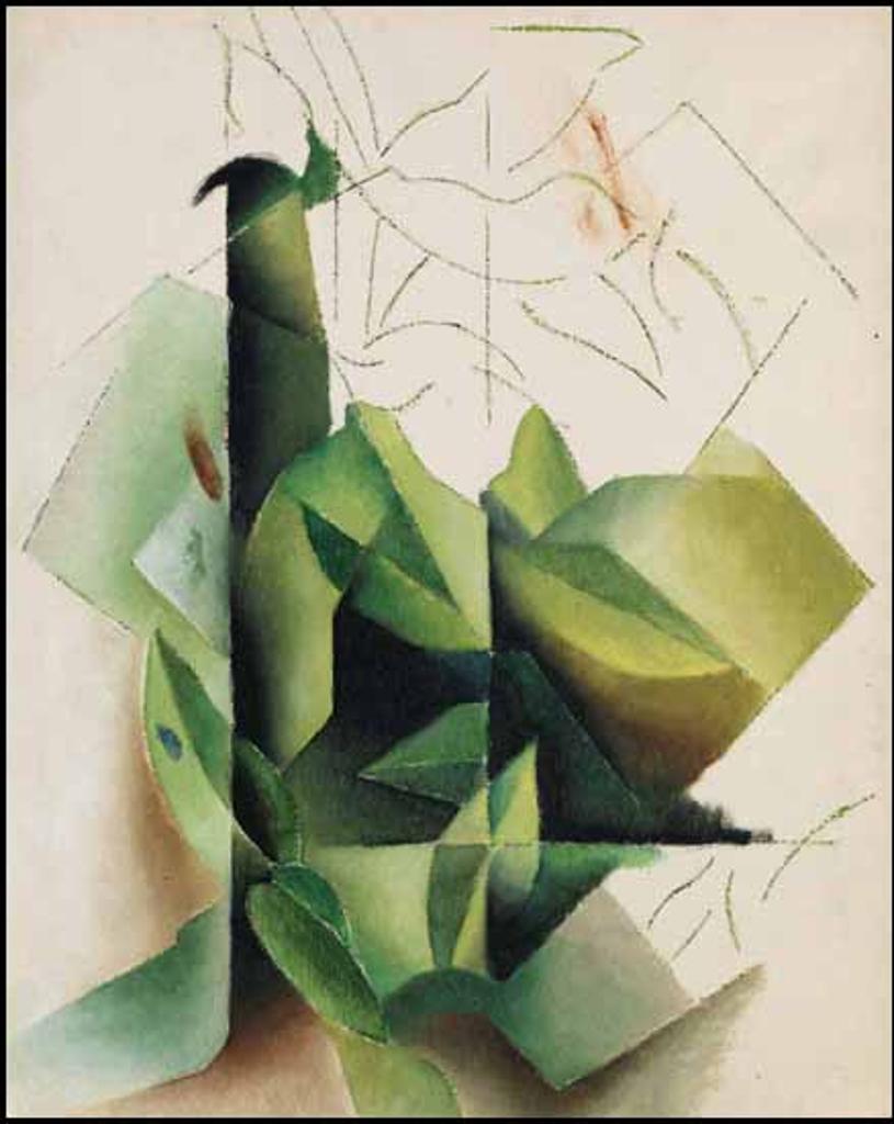 Bertram Richard Brooker (1888-1955) - Green Abstract