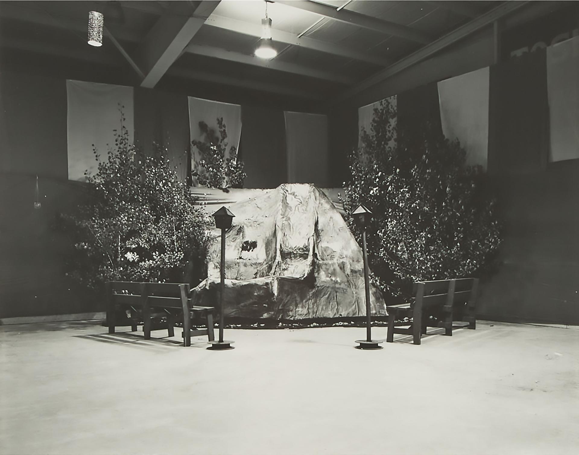 Lynne Cohen (1944-2014) - Waterfall, Prescott Arena, Prescott, Ontario, 1976